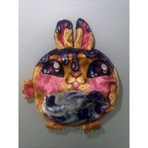 Cookeez Makery Toasty Treatz Bunny Plush Toy Blueberry Rare 5"